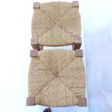 Lot 2 straw stools