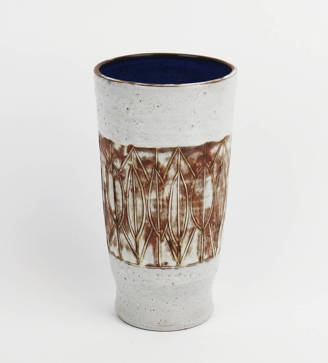 Vallauris ceramic vase by Les Argonotes