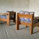 pair of pine armchairs, 1970