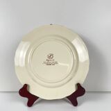 Set of 6 dessert plates "Agreste" Sarreguemines, 20th century.