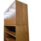 Bibliothèque / vitrine vintage en bois MDK