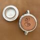 Ceramic sugar le Murier Gustave Reynaud Vallauris