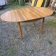 Scandinavian extendable oak table from the 1960s (butterfly extension)
