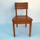 Suite de 6 chaises en chêne 1960