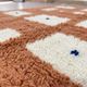 Authentic traditional handmade Berber rug 2/3 m