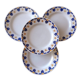 Plates "Judith" opaque porcelain from Gien