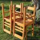 Série de 4 chaises "ELF indislocables"