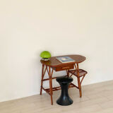 Vintage rattan desk