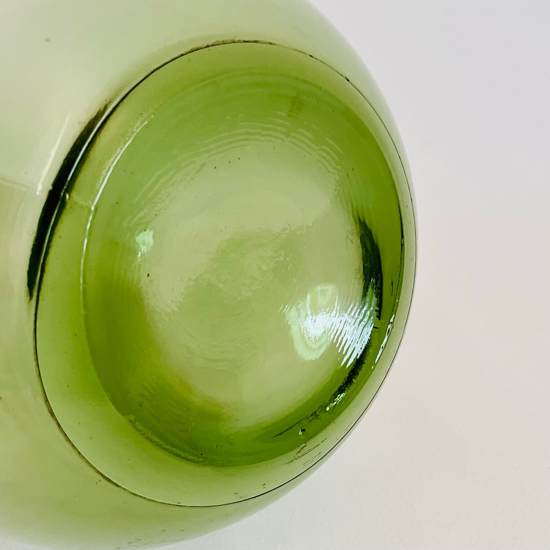 Dame jeanne ancienne 5l vert clair