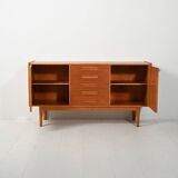1950s Scandinavian sideboard with inlaid handles