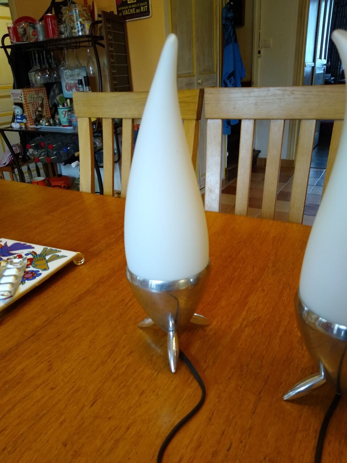 Vintage Lucien Gau table lamp