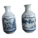 A pair of vintage Chinese ceramic vases.
