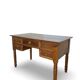 Italian pine wood centre writing desk from the 1960s, a reproduction o