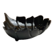 Black glass sheet shaped tidy