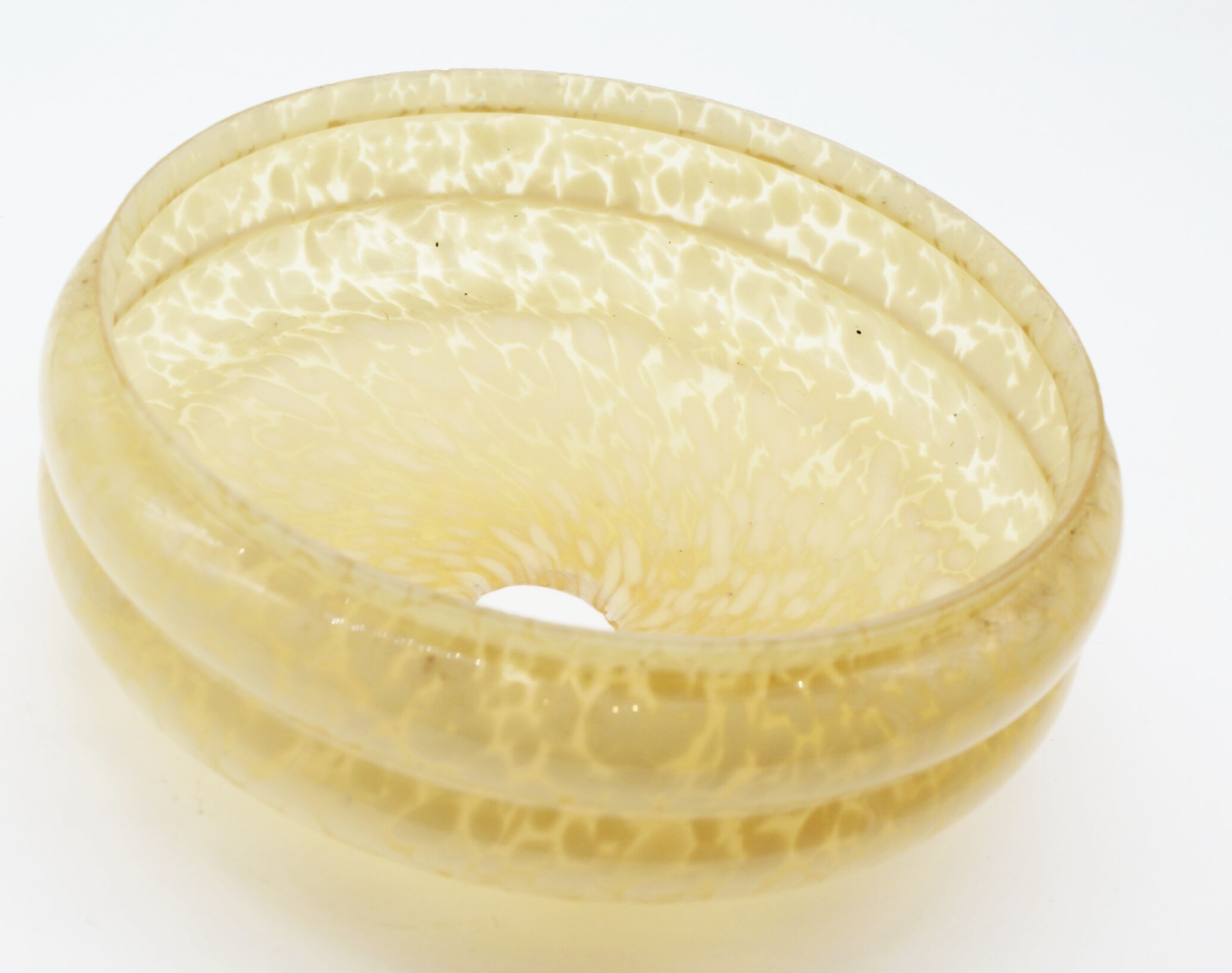 Lampshade in speckled clichy glass