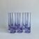 Set of 6 Alexandrit glasses designed by Sergio Asti for Arnolfo di Cambio,