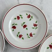 5 assiettes Lunéville Rosine