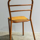 Série de six chaises bistrot métalliques 1950’