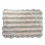 Vichy fleur placemat rose