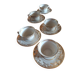 Set of 5 Limoges porcelain cups