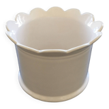 White corolla flowerpot