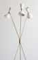 Moonlight tripod floor lamp white