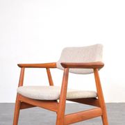 Mid-Century Danish Teak Chair by Svend Åge Eriksen for Glostrup, 1960s.