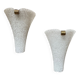 Pair of vintage wall lamps from the 60s in Perspex
