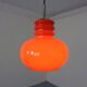 Glass ceiling lamp from Peill & Putzler, 1960s