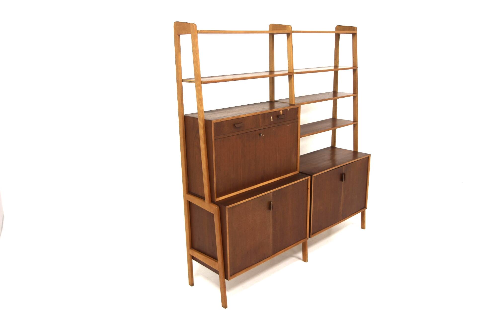 Scandinavian teak secretary, Bräntorps, Sweden, 1960
