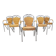 Wicker chairs attributed to Frederick Weinberg, 1960s, set of 6