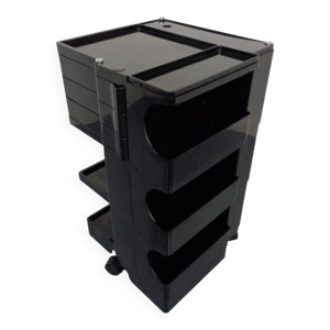 Black Boby Trolley by - joe colombo