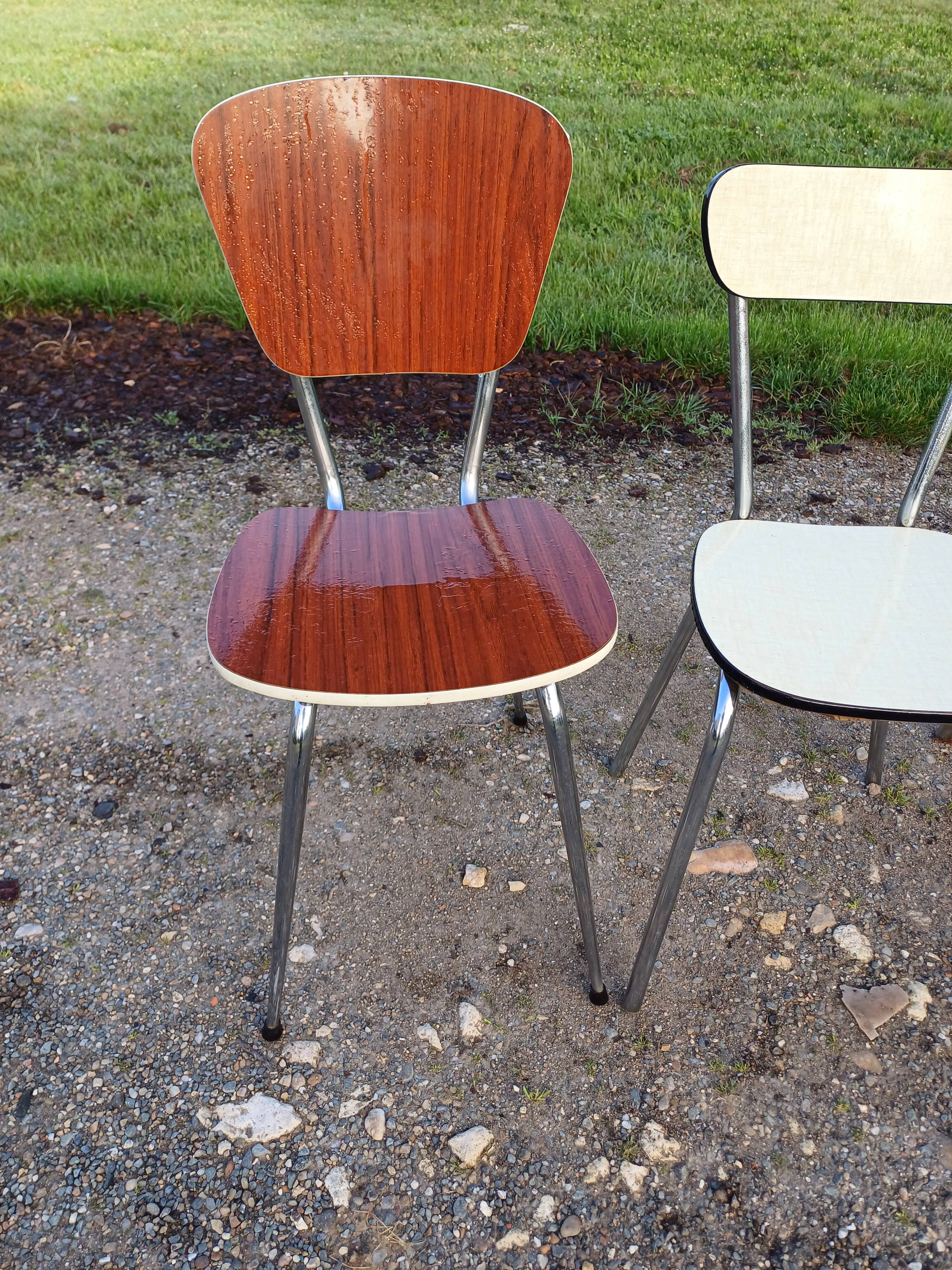 6 Vintage Formica Chairs