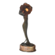 Bronze Art Nouveau lamp