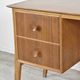 Midcentury Teak Petite Desk / Dresser By Meredew. Vintage Modern Danish Sca