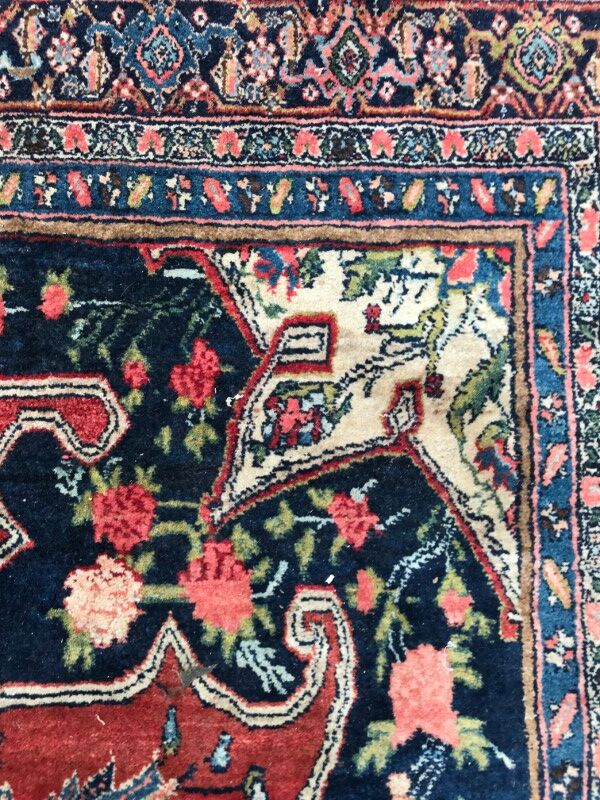 Carpet old Persian is Bijar hand 183 X 268 CM