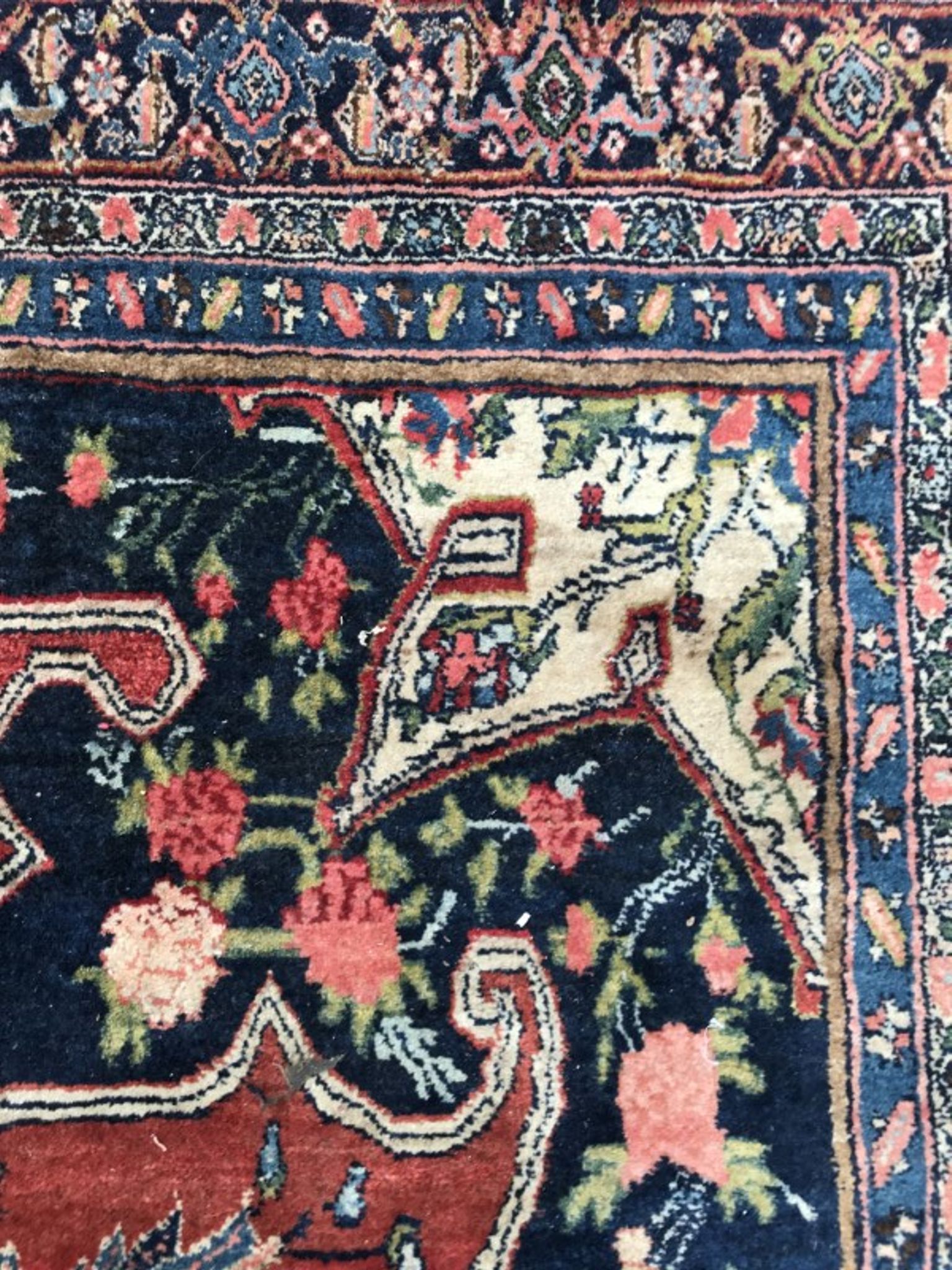 Carpet old Persian is Bijar hand 183 X 268 CM