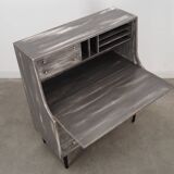 Secrétaire en frêne, design danois, années 1960, designer : Børge Mogensen, fabricant : Søborg Møbler