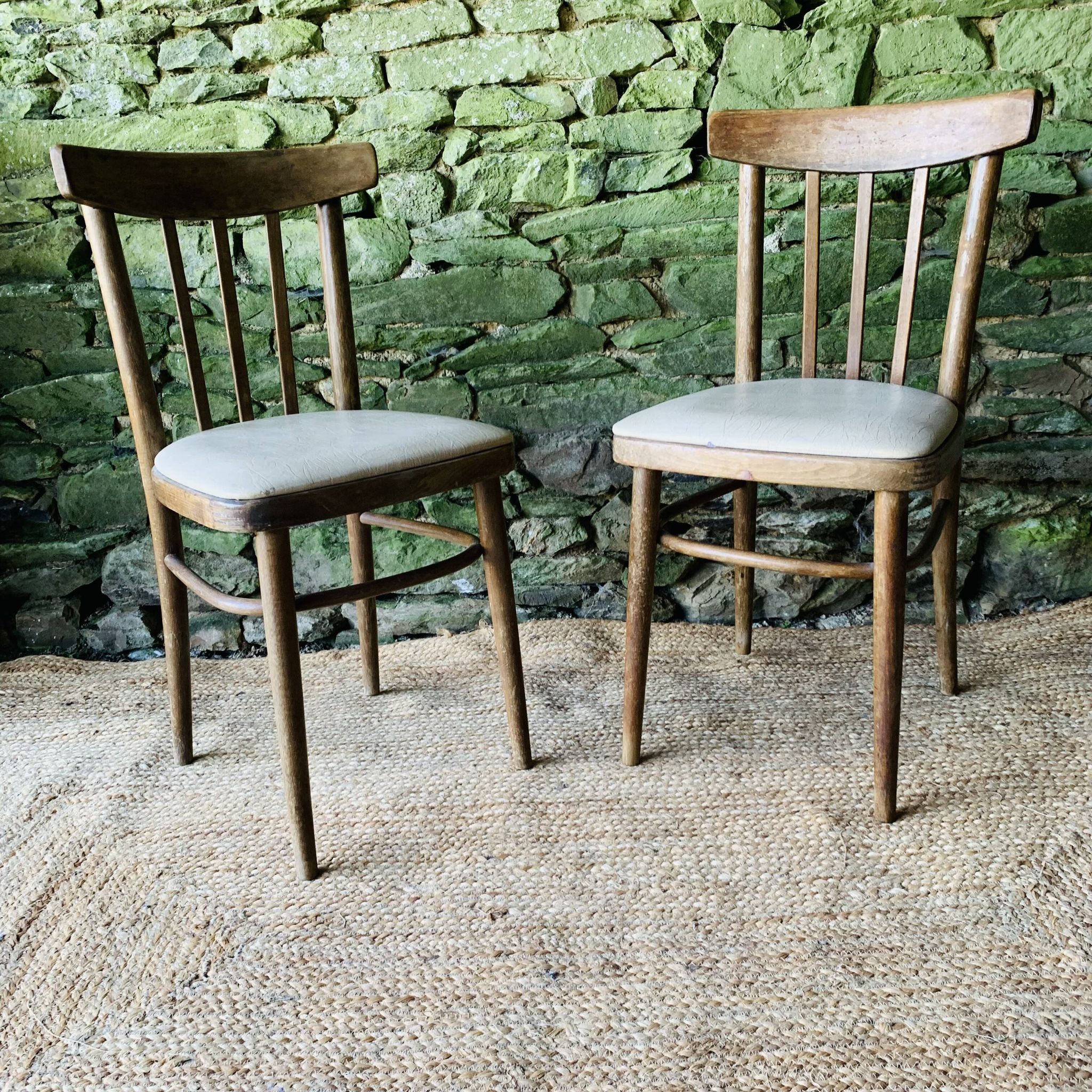 Pair of bistro chairs