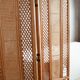 Rattan and cannage screen