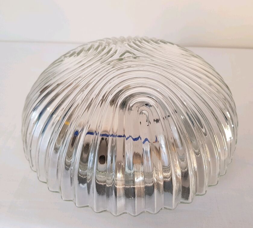 Glass ceiling lamp 60s