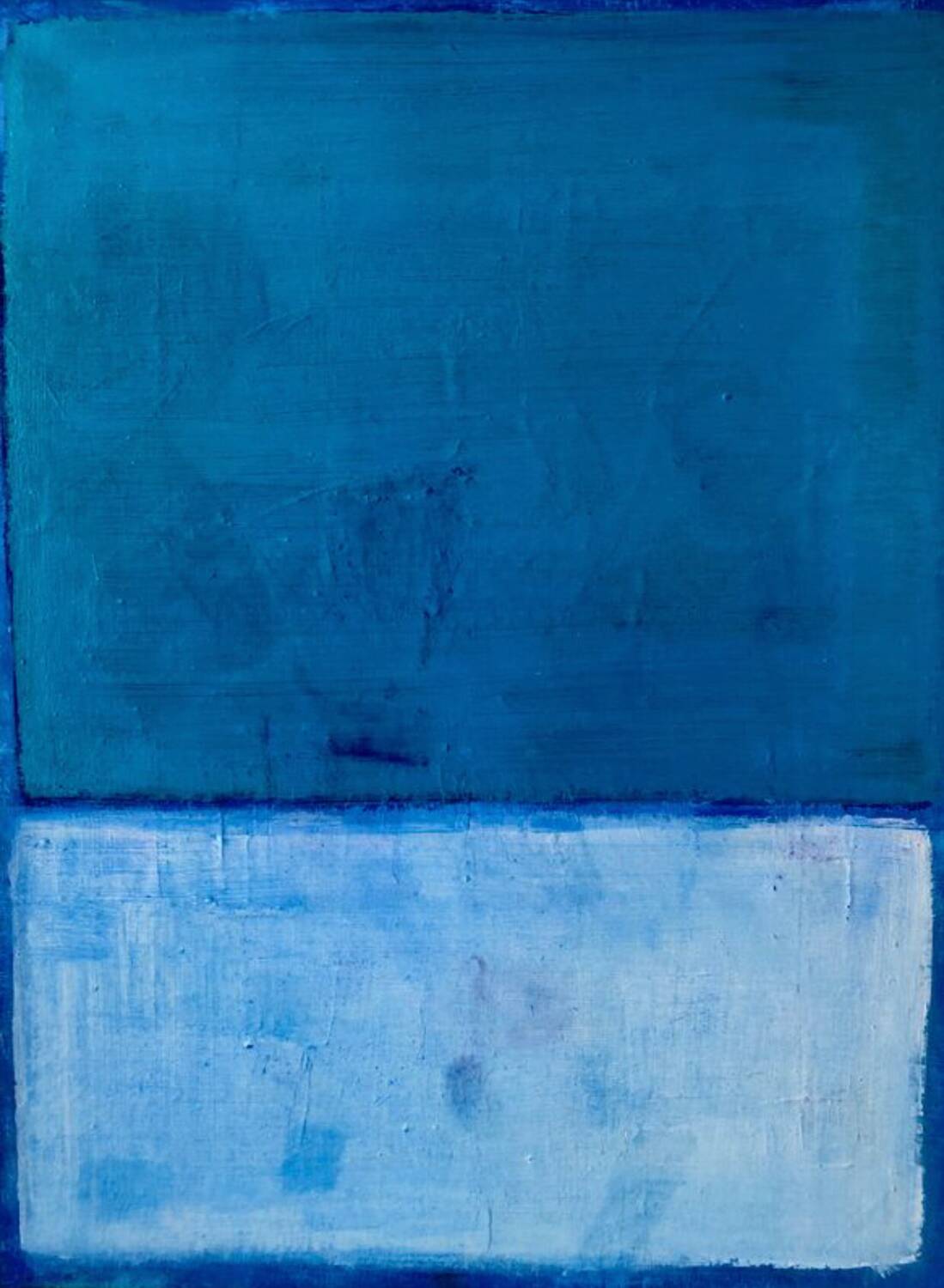 Abstract Blue Table