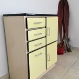 Formica kitchen buffet pale yellow