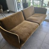 Bo Concept sofa and pouf