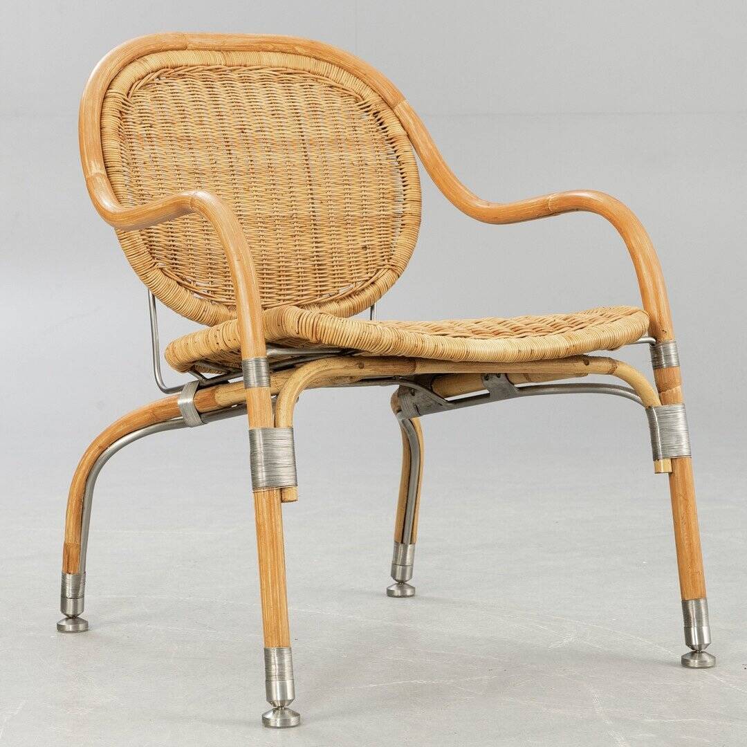Mats Theselius ‘PS Edition’ Swedish Chairs in Wicker and Bamboo for IKEA – 1990s Special Edition