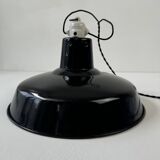 OLD INDUSTRIAL ENAMELED SUSPENSION 35 CM