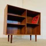 Vintage Danish mid-century retro rosewood bookcase 1960s