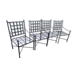 4 fauteuils marocains