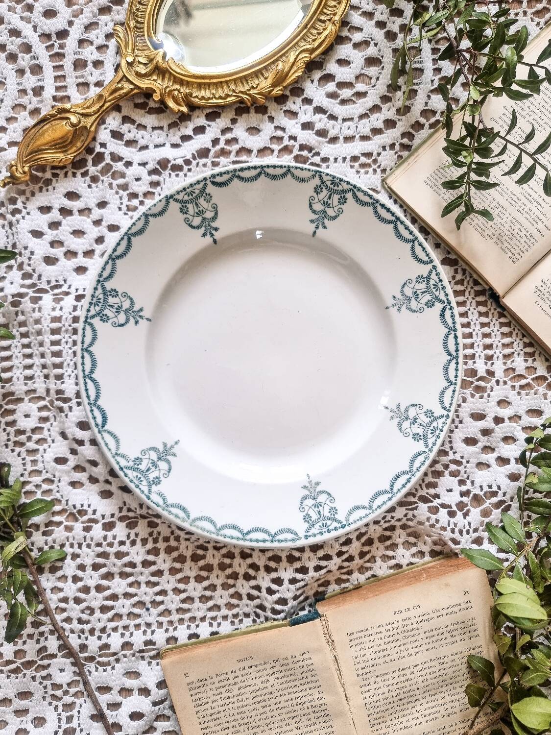 6 semi-deep ironstone plates