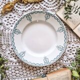 6 assiettes semi-creuse en terre de fer